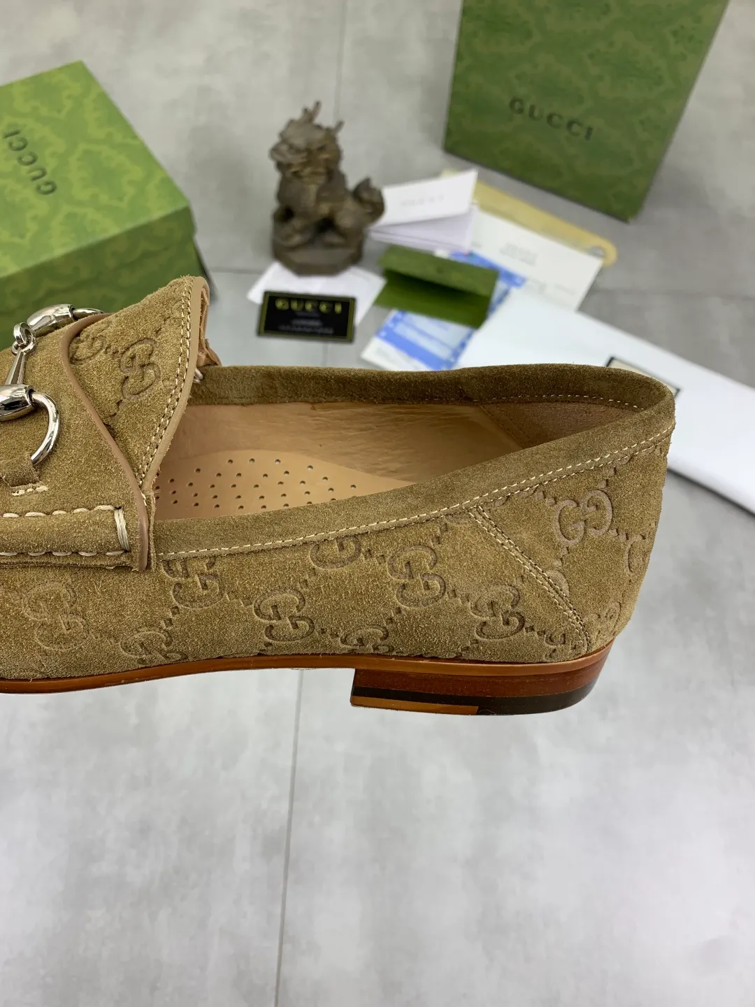 Men's men's shoes 💰P540 [New style] Water-dyed cowhide 💰💎💎💎 [Gucci] Gucci high-end men's formal business leather shoes, original order 1:1 authentic goods! Original imported high-end washed calfskin, original metal buckle, imported first-layer cowhide lining for feet, original outsole, men's shoe size: 38-44, multiple colors available